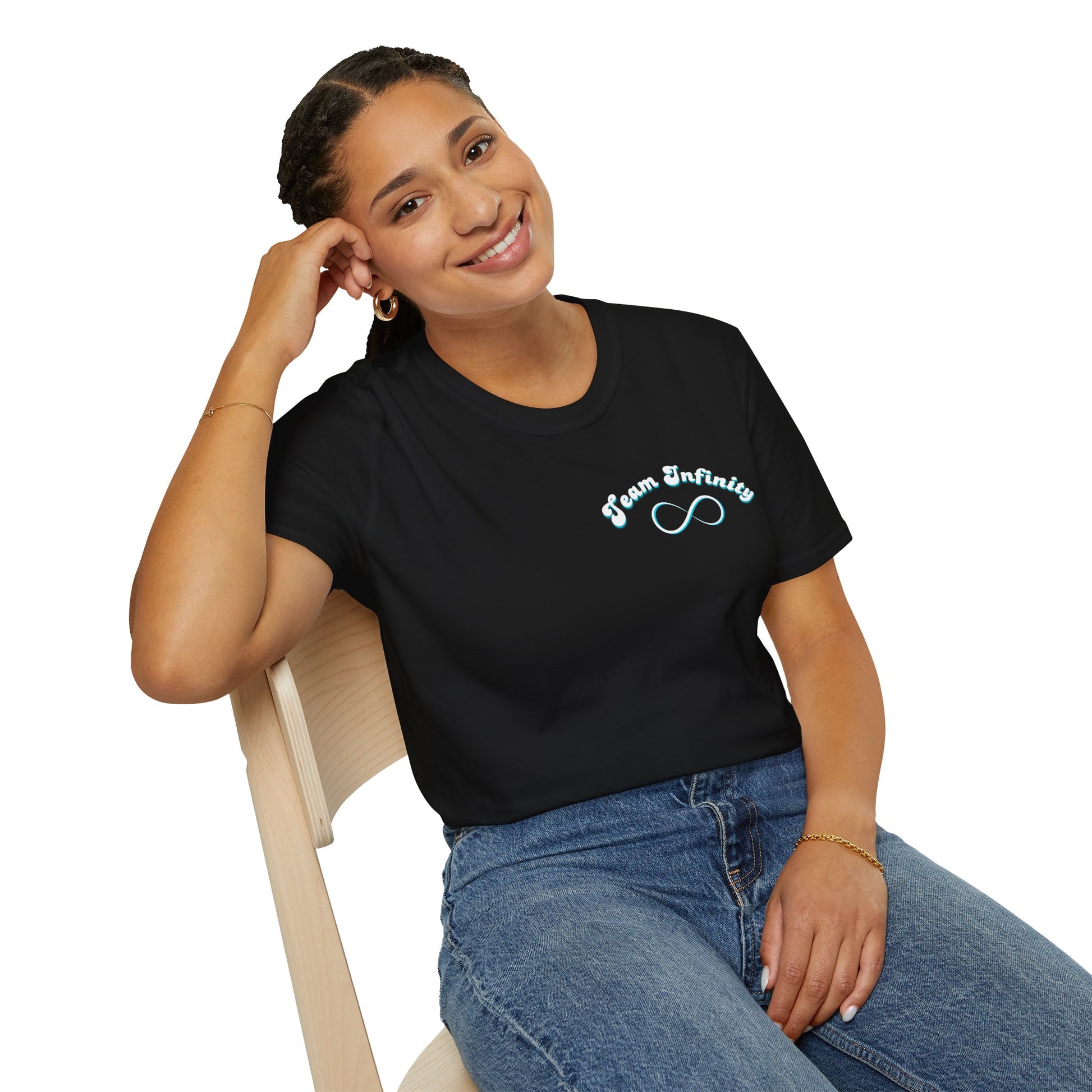 Unisex Softstyle T-Shirt - Team Infinity - From Ports to Paychecks Graphic Tee