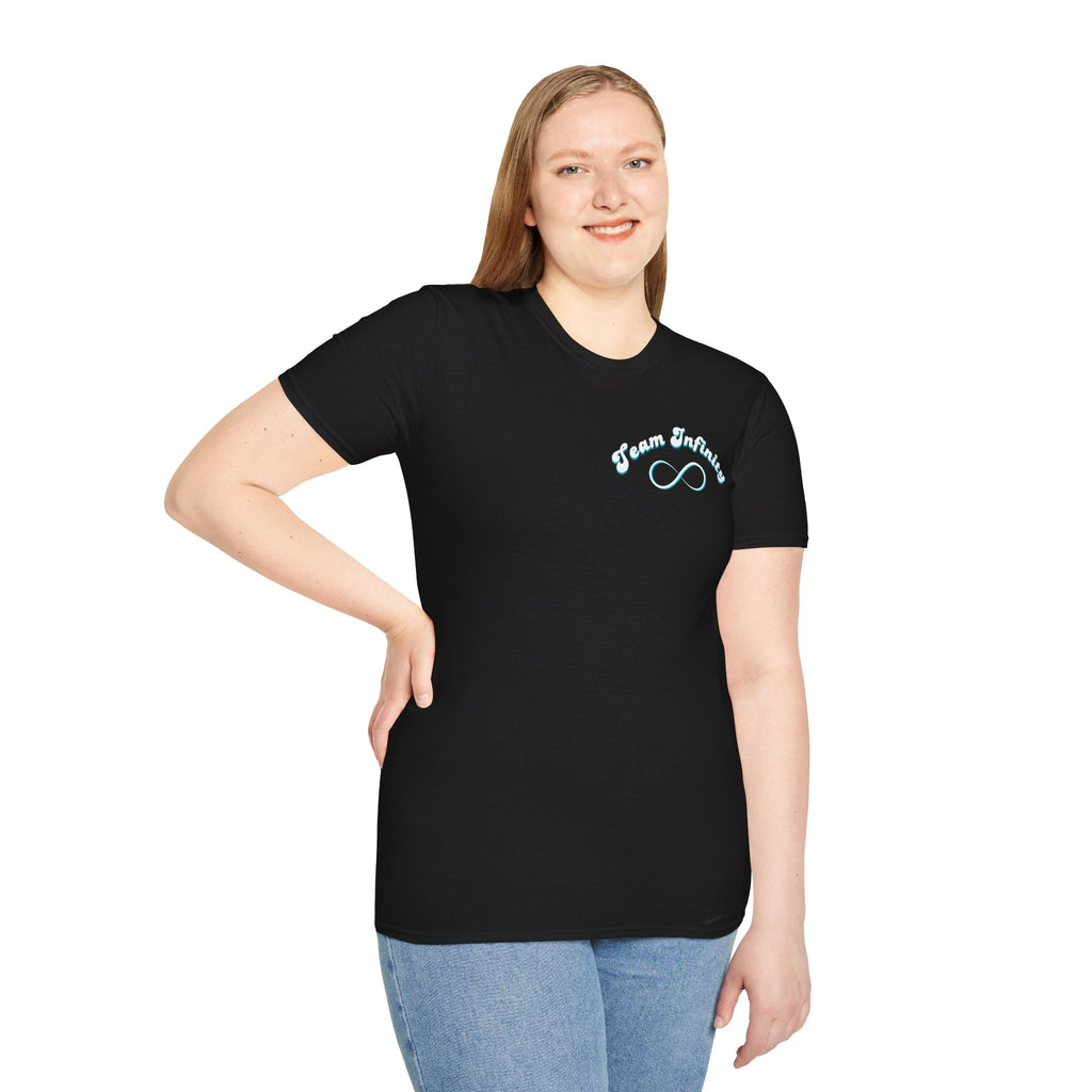 Unisex Softstyle T-Shirt - Team Infinity - From Ports to Paychecks Graphic Tee