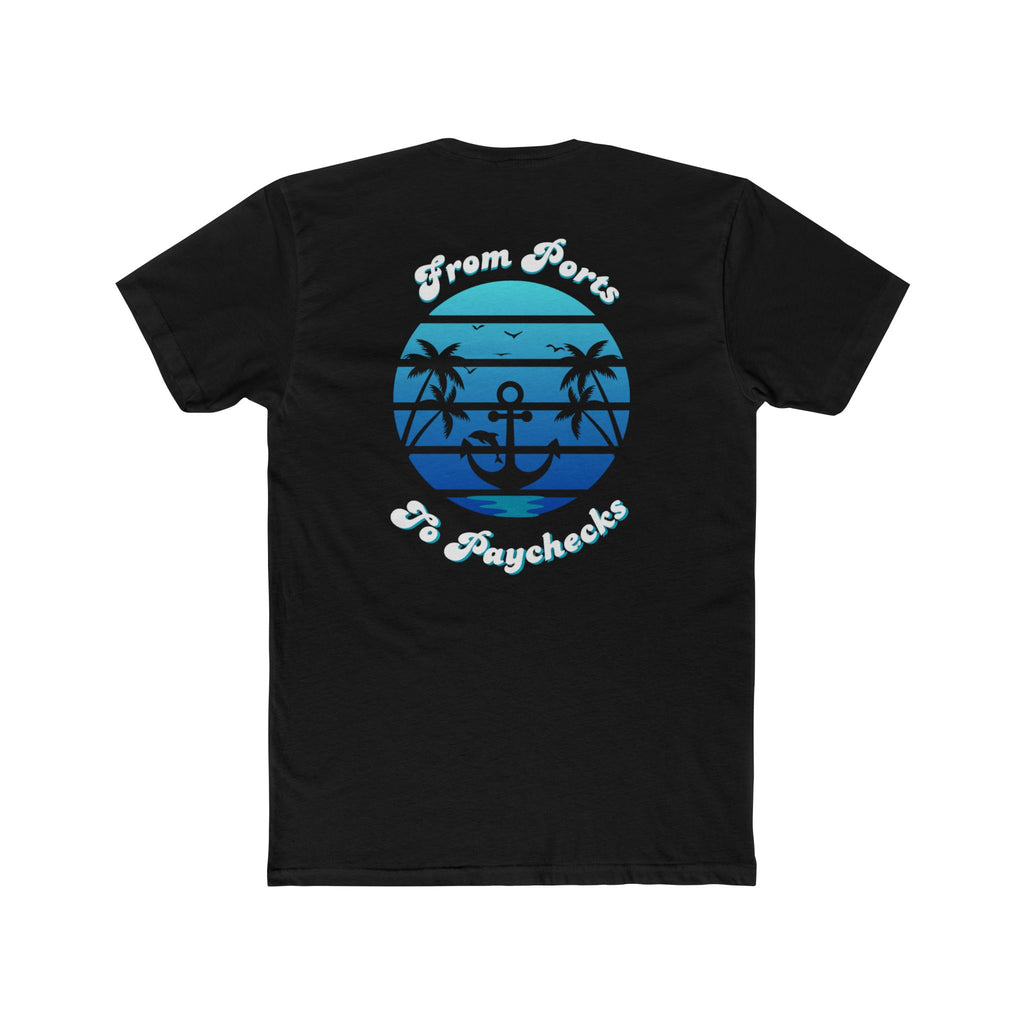Team Infinity - From Ports to Paychecks Graphic Tee T-Shirt Unisex Cotton Crew Tee