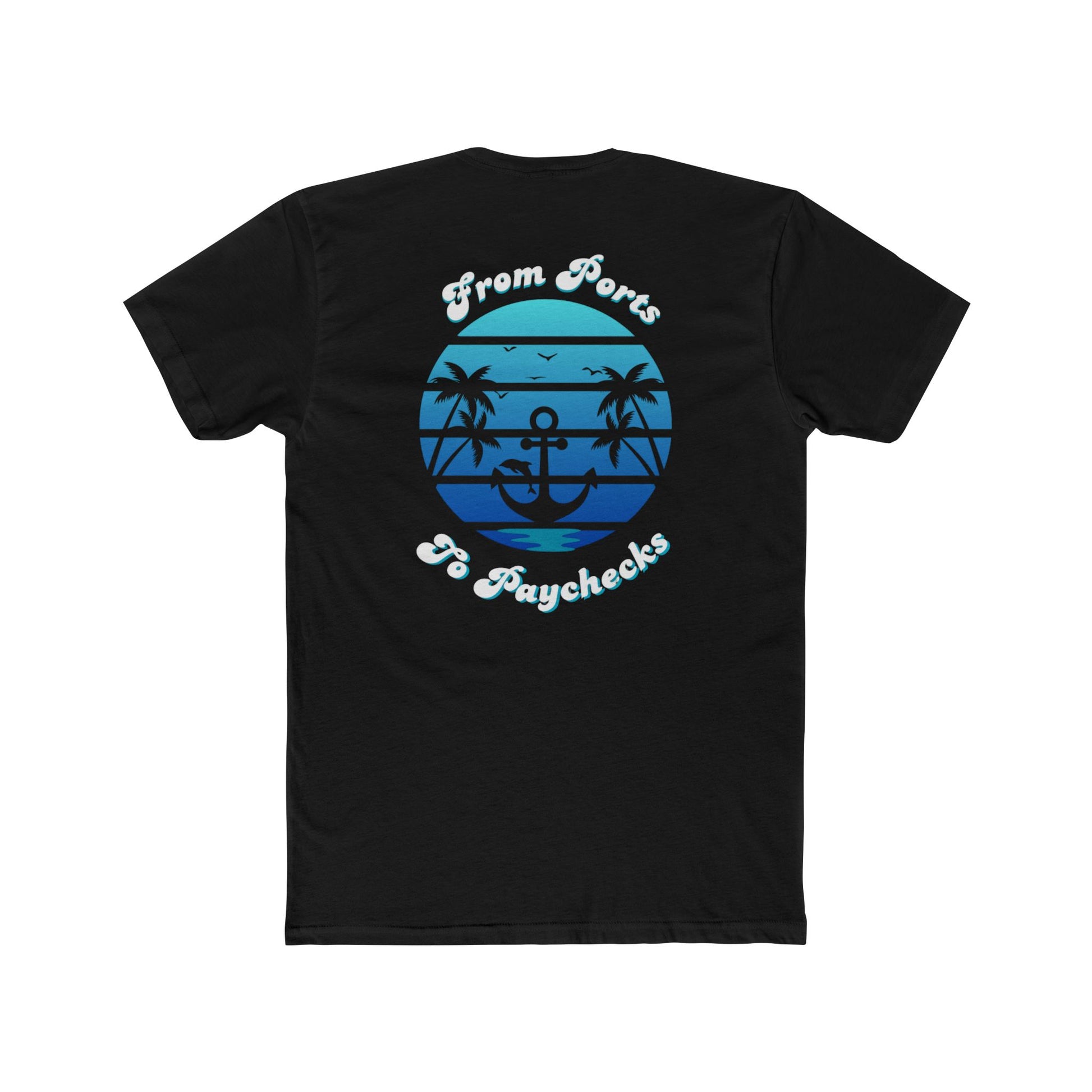 Team Infinity - From Ports to Paychecks Graphic Tee T-Shirt Unisex Cotton Crew Tee