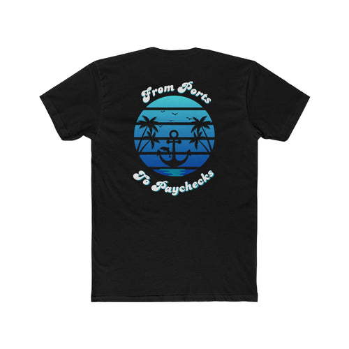 Team Infinity - From Ports to Paychecks Graphic Tee T-Shirt Unisex Cotton Crew Tee