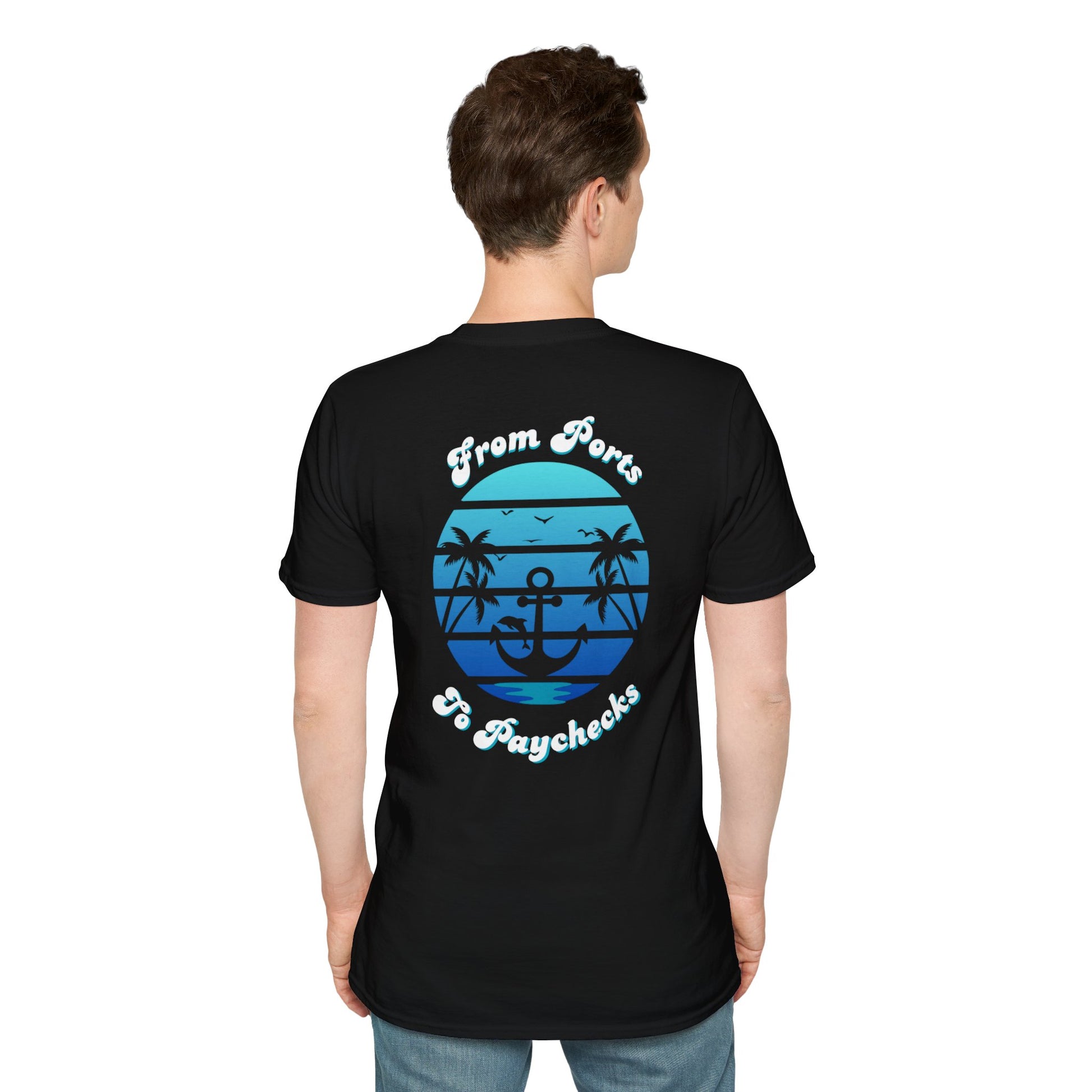 Unisex Softstyle T-Shirt - Team Infinity - From Ports to Paychecks Graphic Tee