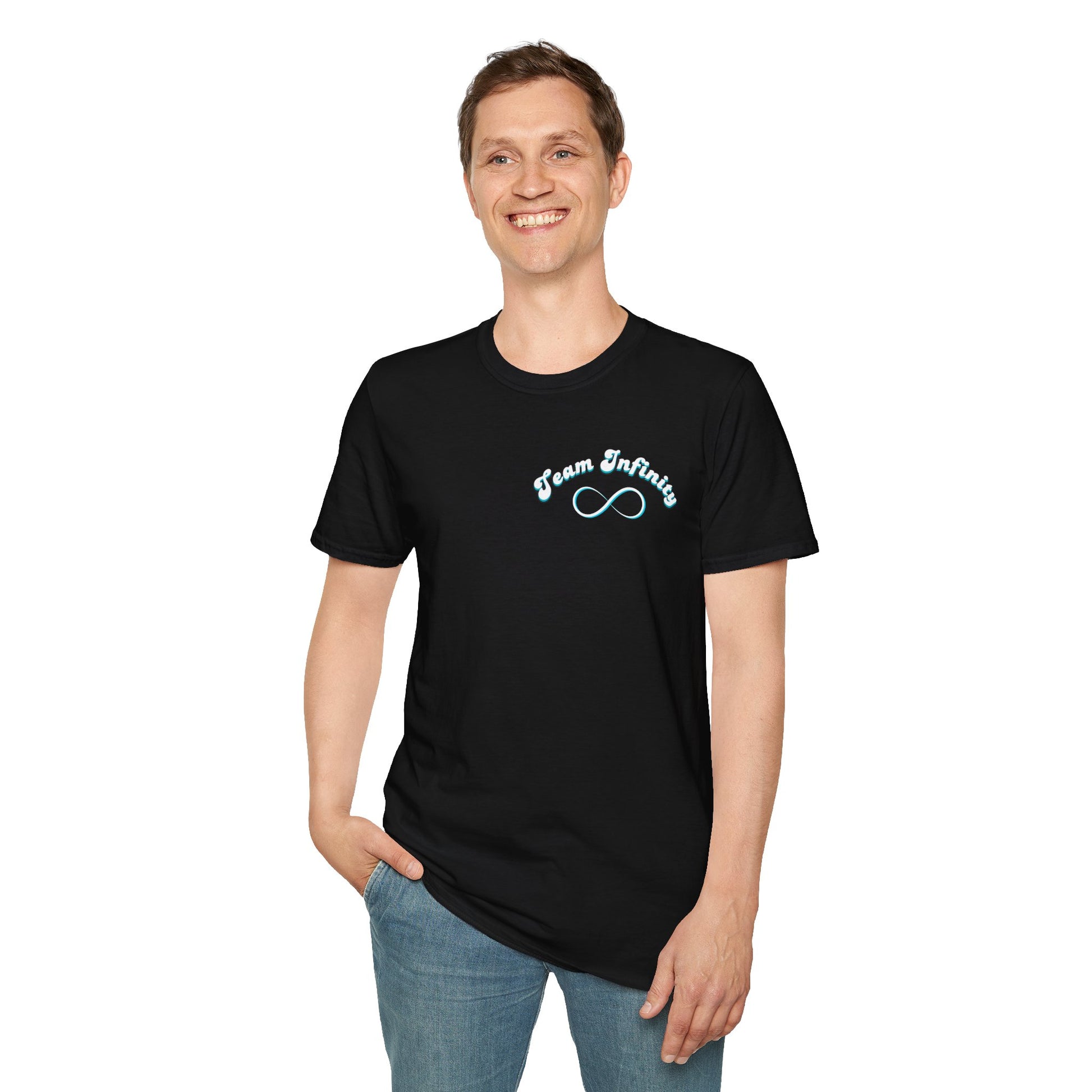 Unisex Softstyle T-Shirt - Team Infinity - From Ports to Paychecks Graphic Tee