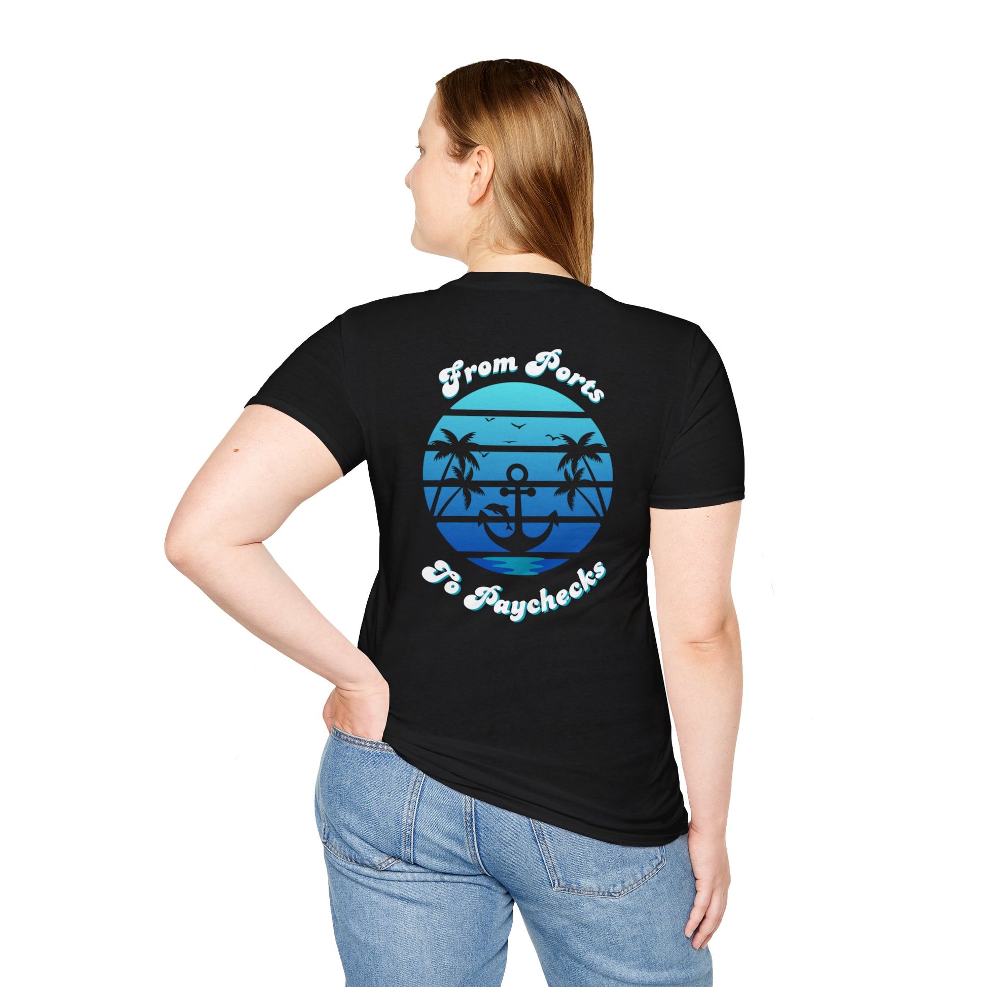 Unisex Softstyle T-Shirt - Team Infinity - From Ports to Paychecks Graphic Tee